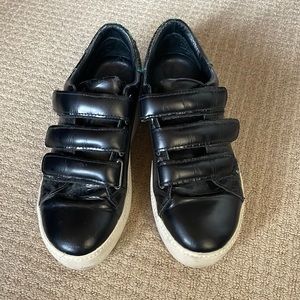 Women’s Ash brand black platform sneakers